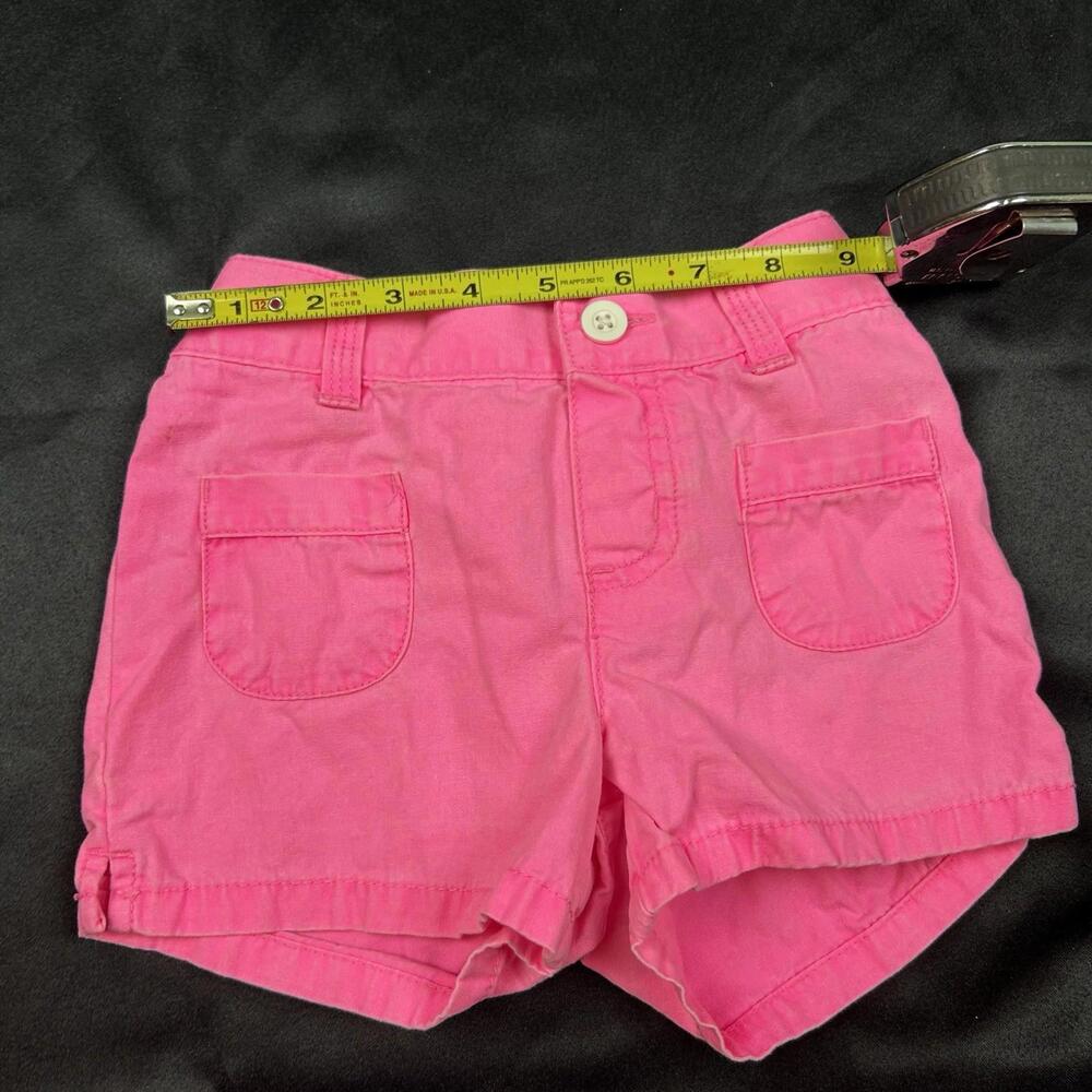 Carter’s‎ Girls Hot Pink Shorts Elastic Waist Button Size 5T